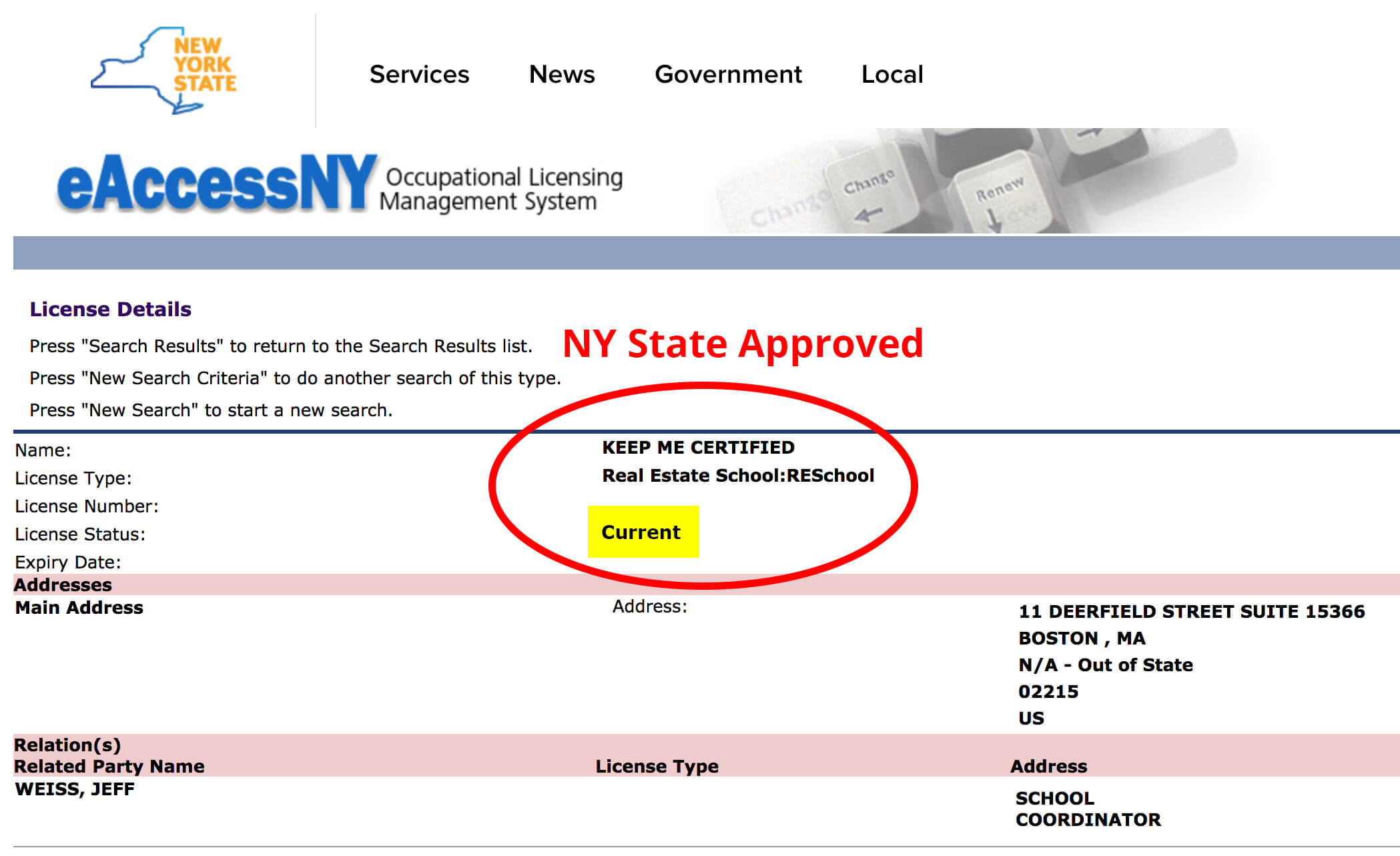 How much to get real estate license in ny