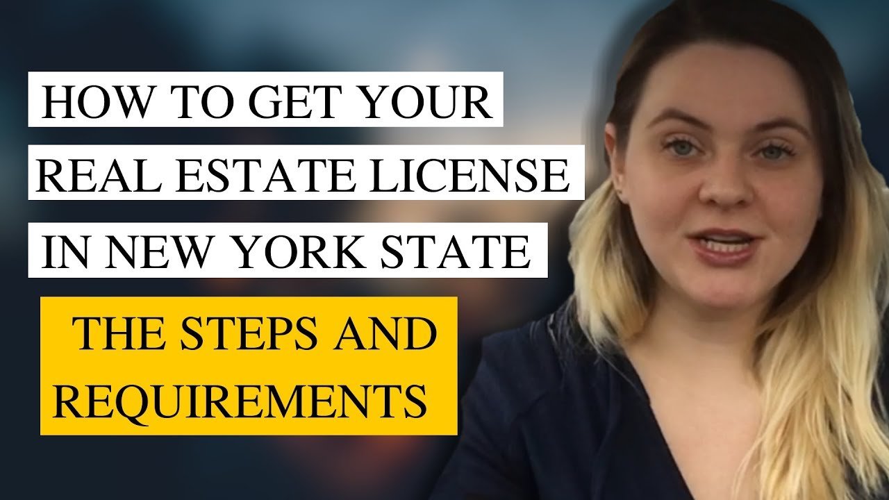 How to get your nys real estate license